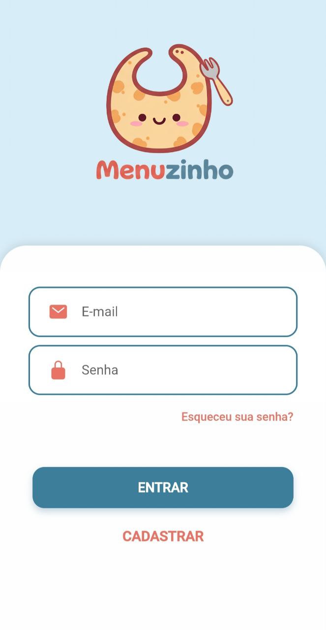 Menuzinho App Preview