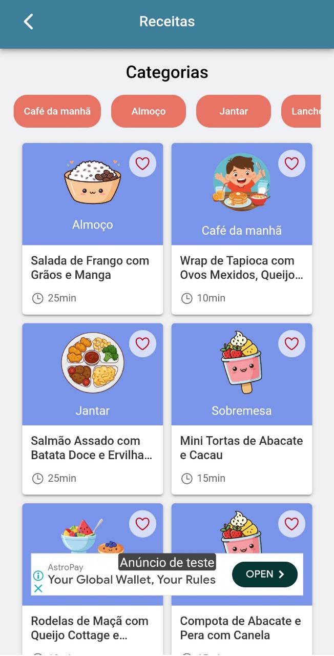 Menuzinho App Screens